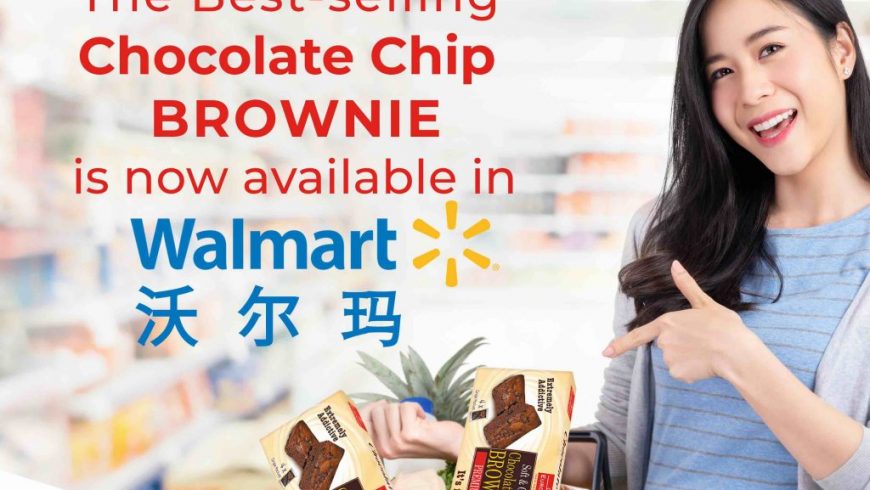 Launch of Eurocake Chocolate Chip Brownie in Wal-Mart China Stores 