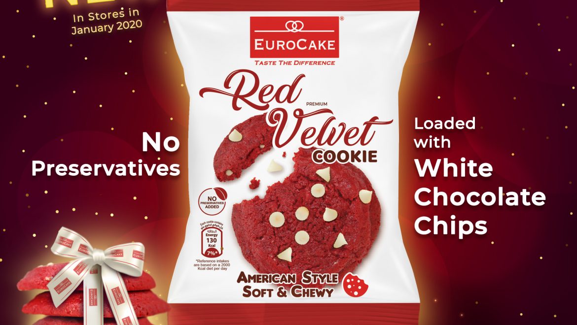 Eurocake Red Velvet Soft and Chewy Cookie Available in Stores Early January 2020