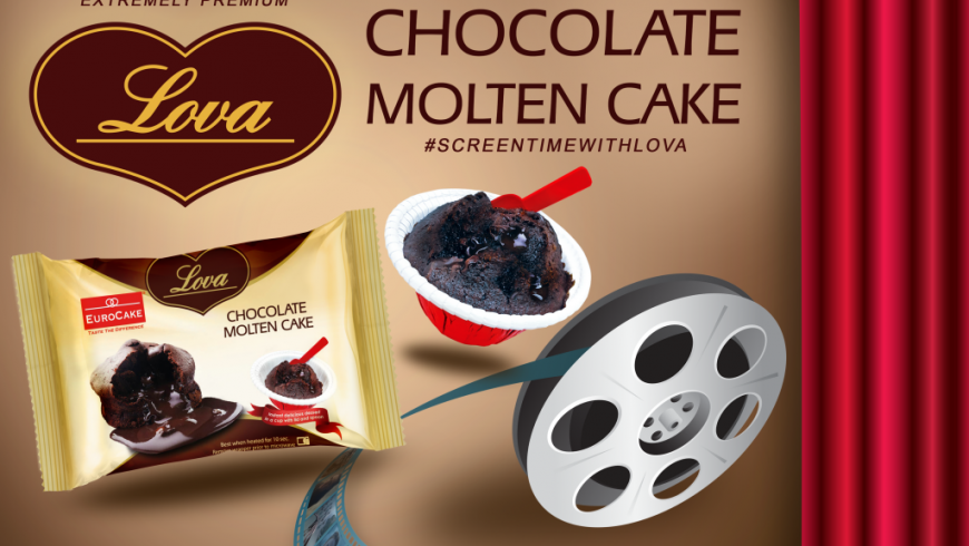 Screen Time with Eurocake Lova Chocolate Molten Cake Campaign
