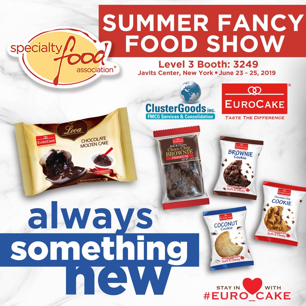 Eurocake to Participate in the Summer Fancy Food Show