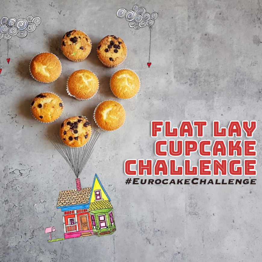 Eurocake Flat lay Cupcake Challenge